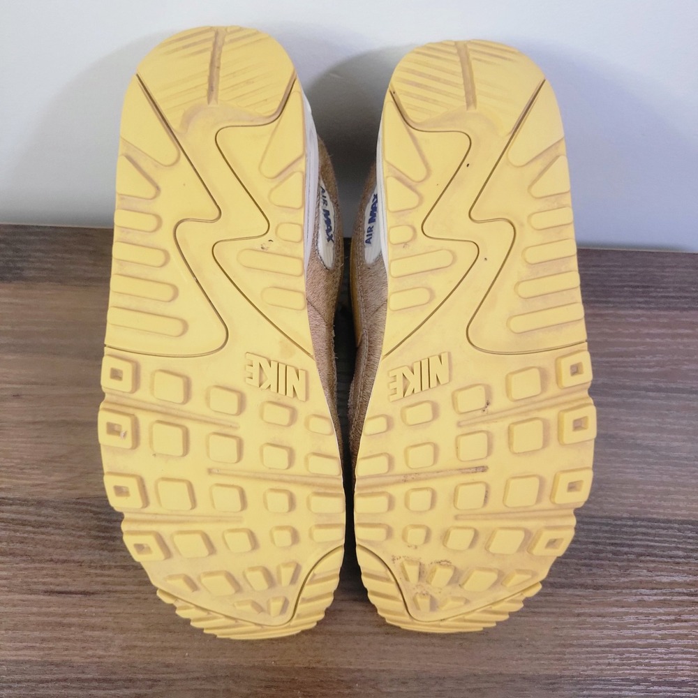 Nike Air Max 90 LX String and Wheat Gold Colorway Pony Hair Womens Size 8 - Picture 6 of 7